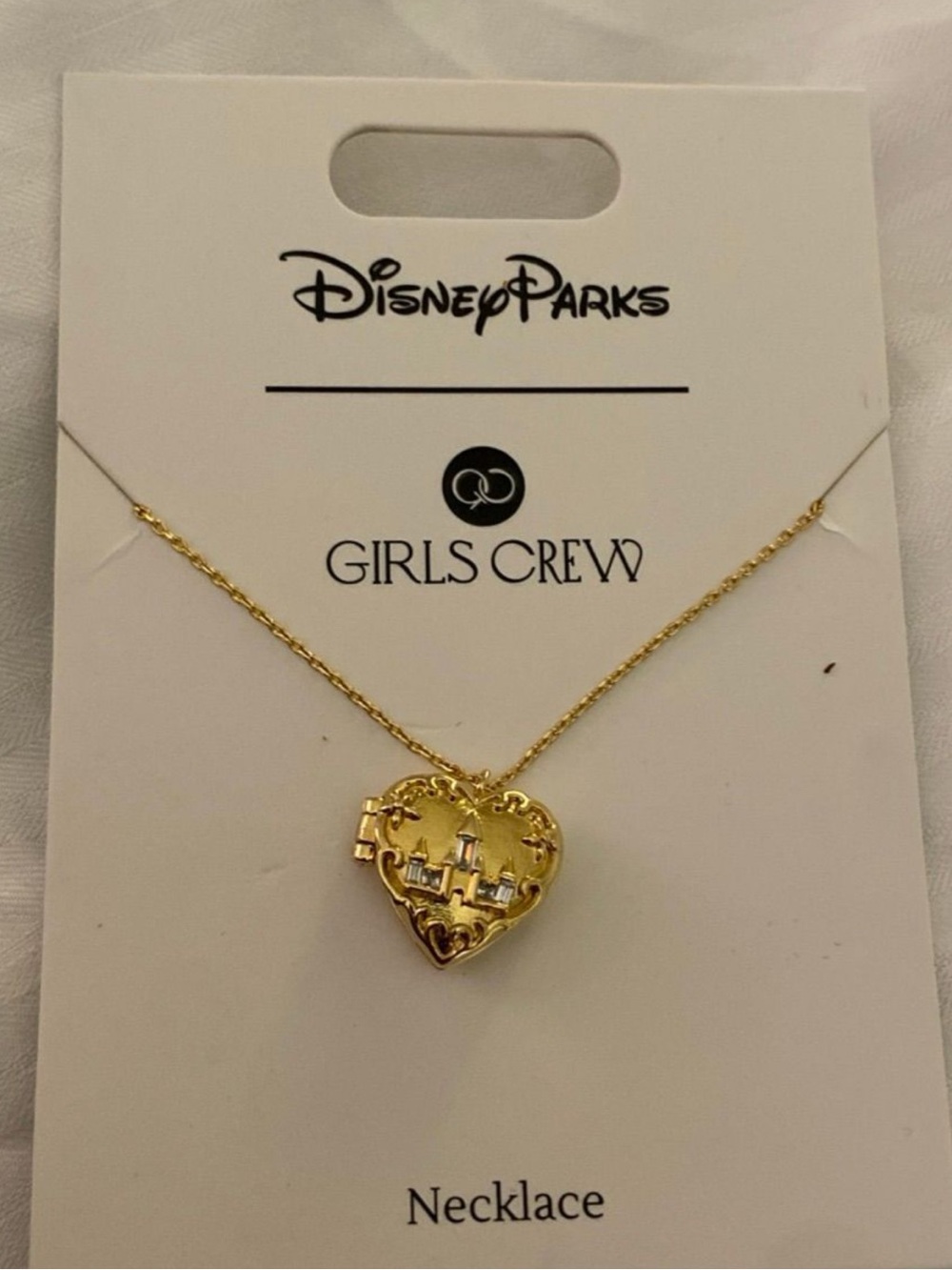 Disney Parks Girls Crew locket necklace